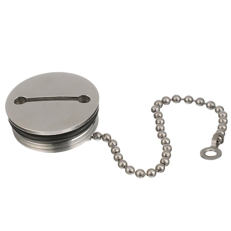 Attwood Attwood Deck Fill Replacement Cap and Chain 66074-3